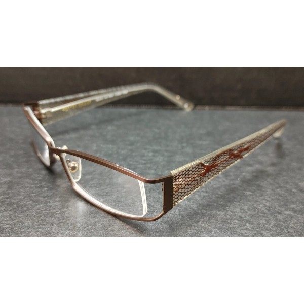 Foster Grant +1.25 Reading Glasses Designer Series Style LEELAH Brown