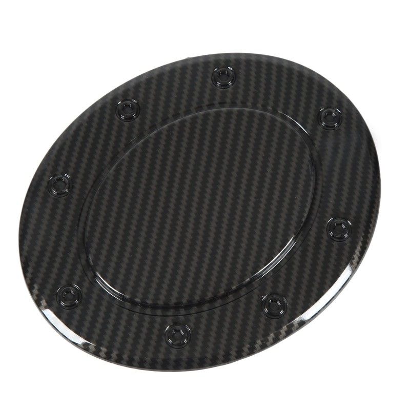 Gas Cap Cover Carbon Fiber Pattern Fuel Tank Door Cover