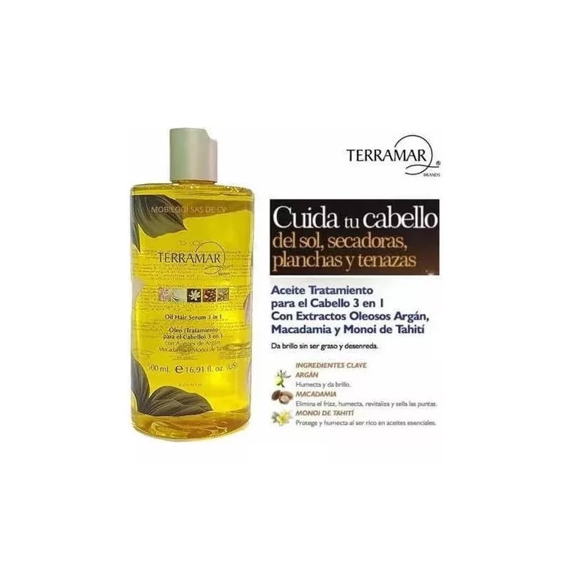 Terramar Óleo Jumbo Tratamiento Capilar 3 En 1 Terramar 500