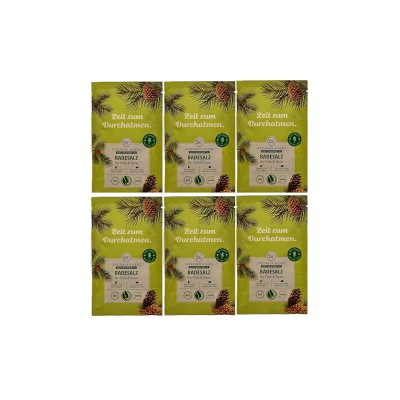 Dresdner Essenz Bath Salts Organic Pine & Fir Time to