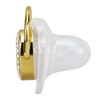Baby Pacifier, Christening Chain Gold Bling R