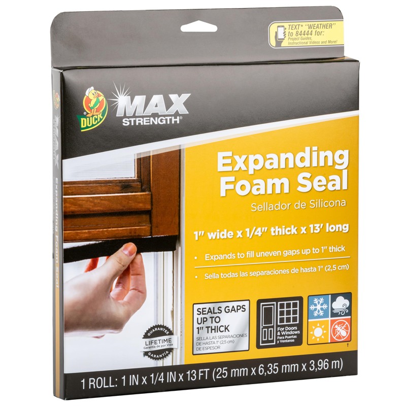 Duck Max Strength Expanding Foam Seal for Doors and Windows,