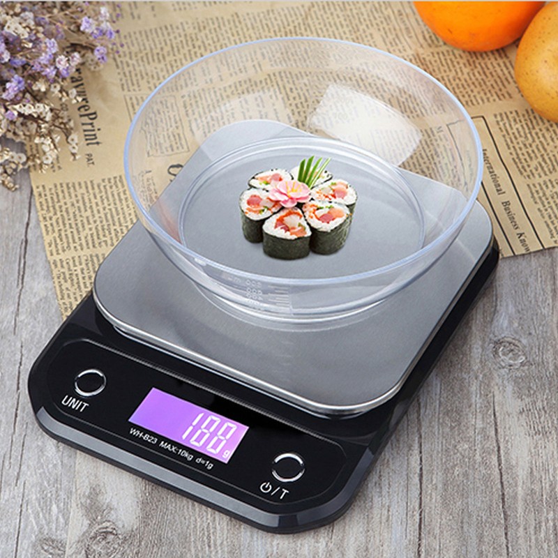 HighAccuracy Digital Scale Portable Electronic Kitchen Scale Food Measuring Weight