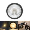 12V Universal Motorcycle Waterproof Dustproof Retro Headlamp High/Low Beam Front