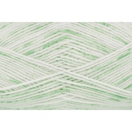 King Cole Baby Stripe DK Self Striping Acrylic Knitting Yarn (Baby Green 3603)