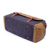 TSD Brand Stone Creek Waxed Canvas Duffel Bag (Navy)