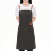 LOYGLIF Chef Aprons for Men Women with Large Pockets, Cotton