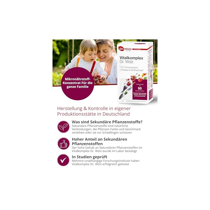Dr. Wolz Vitalkomplex 500 ml Combination Pack with Fruit and