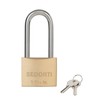 SEDORTI Weatherproof Padlock with Stainless Steel 304 Long Shackle and