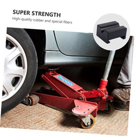 Alipis Auto Lift Jack Stand Rubber Pads Durable Slotted Frame Rail Adapter for Car Lift Non Slip Surface Stabilizes and Protects Jack Up Points Compatible with Jacks and Vehicles