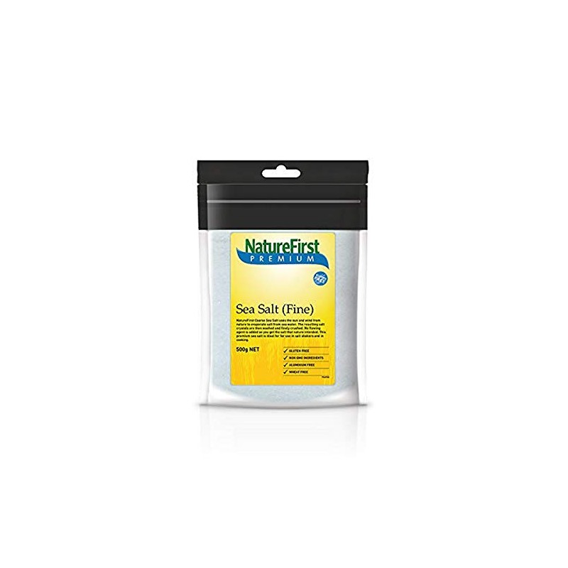 NatureFirst Fine Sea Salt 500 g, 500 g