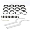 Auto Dynasty Compatible with Civic/CRX/Del Sol/Integra Aluminum Scaled Coilover Kit