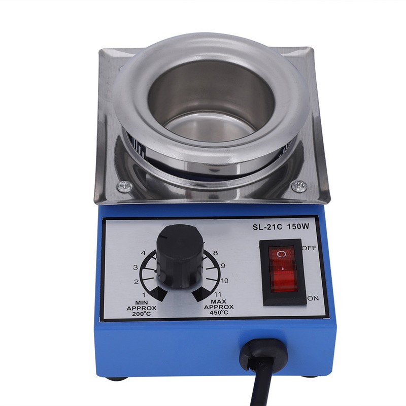 220V 150W Solder Pot Soldering Desoldering Bath 50mm ST-21C 450