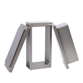 Lunlida 2x4 Inch Pre Press Mold, Made of Food Grade Anodized Aluminum - Pair It with 2-Inch Width Filter Bags