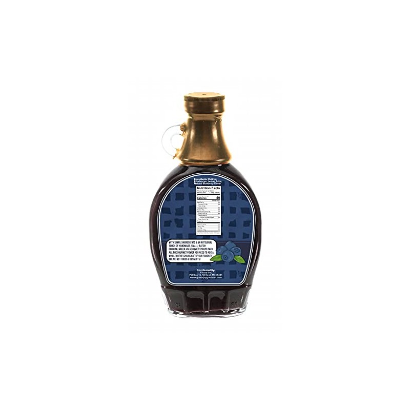 Green Jay Gourmet Sugar Free Blueberry Syrup - No Sugar