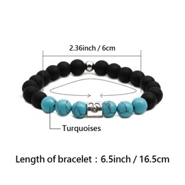 SBI Jewelry Leo Zodiac Bracelets Constellation Lava Stone Women Mum Wife Daughter Sister Best Friends Family BFF Birthday