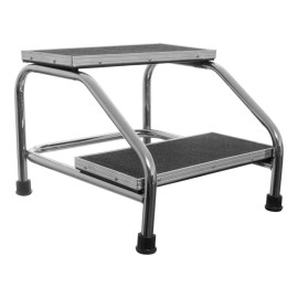 MMG Escalerilla Acero Cromado 2 Peldaños - Mmg