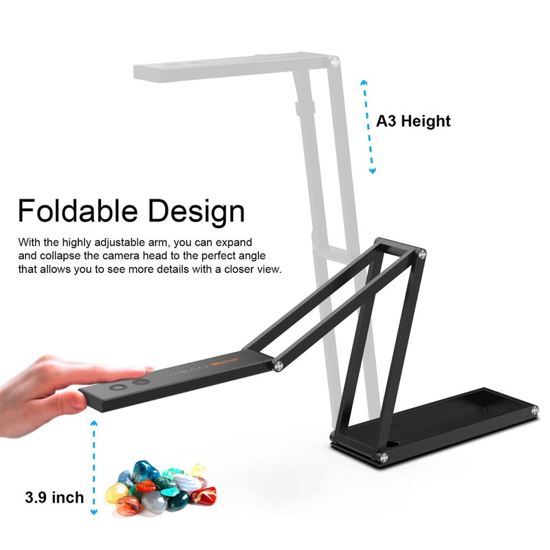 VIISAN P4U 4K 13MP Ultra High Definition Document Camera and