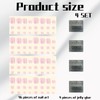 False Toenails, French Tip False Nails, 96 Pieces Short Elegant