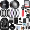 A-Cell 58mm Accessory Bundle for Canon EOS Rebel T7, T6,