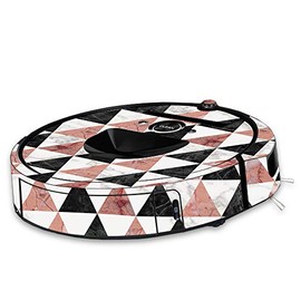 MightySkins Skin Compatible with iRobot Roomba i7 Robot Vacuum - Marble Pyramids | Protective, Durable, and Unique Vinyl Decal wrap Cover | Easy to Apply, Remove, and Change Styles | Made in The USA