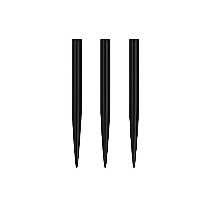 Mission Glide Dart Points - Replacement Smooth Points (Black, 30mm)