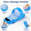 2pcs Shower Foot Scrubber for Bath - Silicone Foot Cleaner