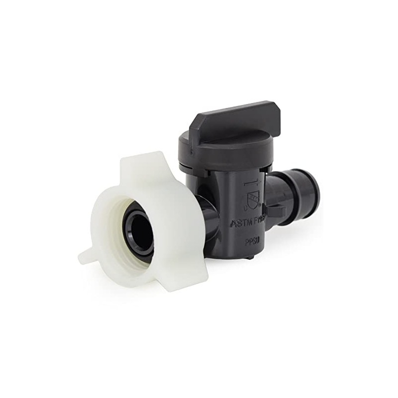 1/2" PEX-A Expansion x 1/2" FPT Swivel Poly Ball Valve,