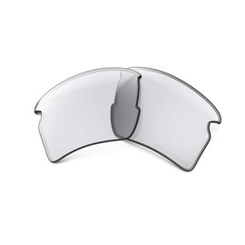 Oakley Flak 2.0 XL Rectangular Replacement Sunglass Lenses, Black Clear Photochromic, 59 mm