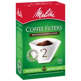 Melitta no 2 Cone Coffee Filters, White, 40 Count (Pack of 12)