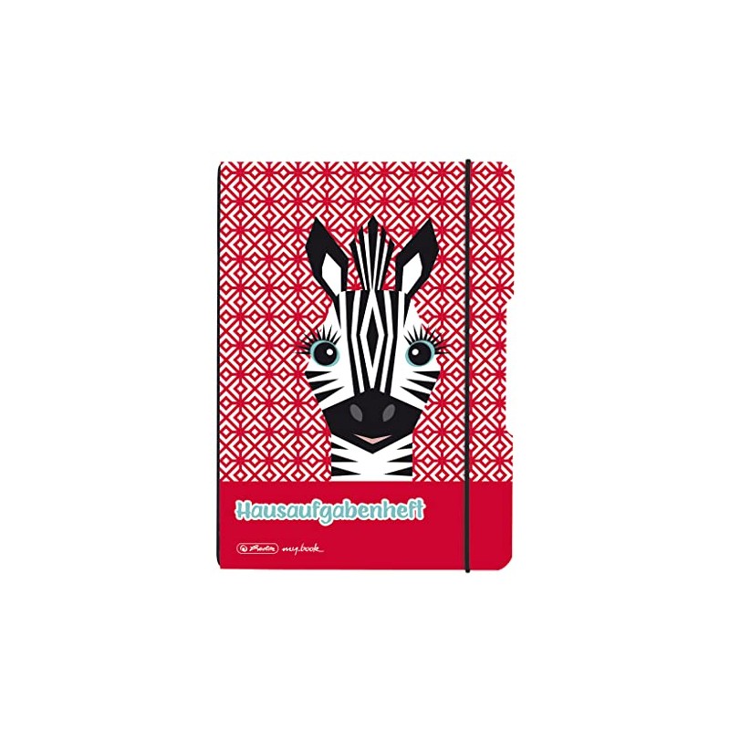 herlitz Flex Exercise Book A5 48 Sheets Cute Animals Zebra
