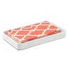iDesign Gia Metal Guest Towel Tray, Non-Slip Vanity Board for