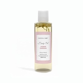 Olivia Care- Aceite corporal de jazmín y gardenia, aceite vegano y natural para mujeres | Aceite hidratante y humectante para después del baño
