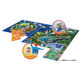 Ania "Doraemon Nobita New Dinosaur" Movie Time Machine! New Dinosaur Island Play Map