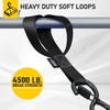 Soft Loop Tie Down Straps - 1,500 Load Capacity &