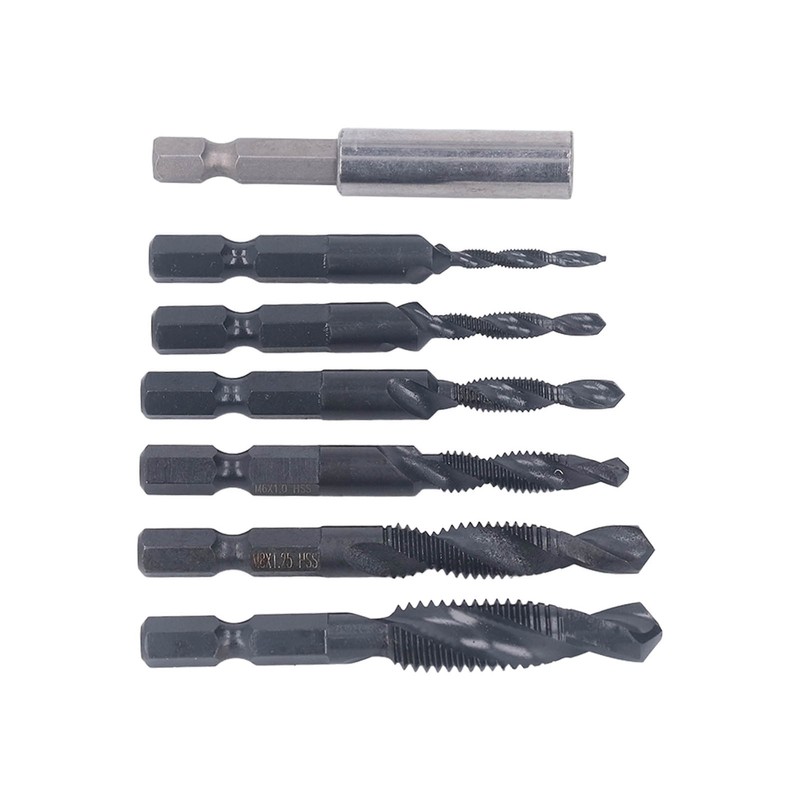 Hex Shank Combination Drill Tap 3 in 1 High Speed
