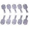 10PCS Forklift Keys 166 Ignition Keys Compatible with Clark Compatible