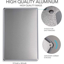 SaNavie Luke's Diner Gilmore Girls Inspired Retro Vintage Style Poster Stars Hollow Gilmore Girls Gifts Metal Signs For Outdoor 8x12 Inch