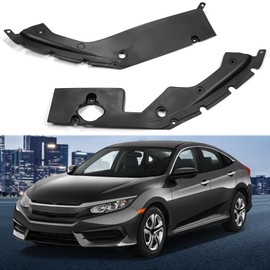 G-PLUS Engine Bay Side Panel Covers Left and Right Side Compatible with Honda Civic 2016 2017 2018 Long Version X Gen 10 Generation 2 PCS