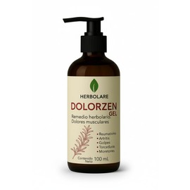 Herbolare Dolorzen Gel Natural 100 ml – Afecciones Musculares y Articulares con 7 Plantas Medicinales | Fórmula Original para Reumatismo y Golpes | Sin Salicilatos | 100% Natural