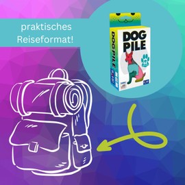 Huch & Friends 880598 Dog Pile Logic Game, Multi-Coloured