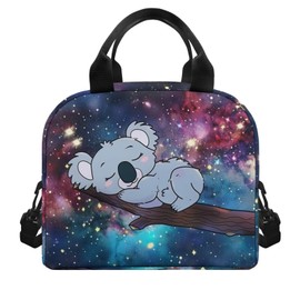 Guosanchn Koala Lunch Box Kids 4-6 8-10 12-14 Kids Insulated Lunch Bag for Women Girls Boys Lunch Tote with Front Pocket Reusable Lunch Box Container Cooler Bag for Work Picnic School Daycare