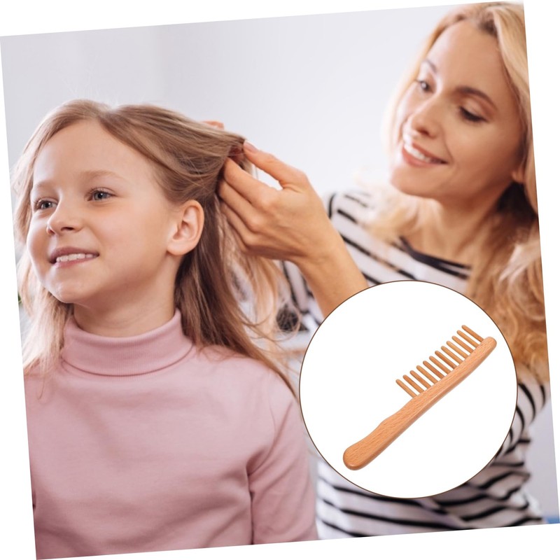 BIUDECO Massage Comb Sandalwood Material Wooden Hair Comb for Relaxation