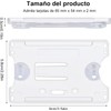 10 Pcs Portatarjeta Carro, SHANDABULIU Tarjetero para Coche con Ventosa,