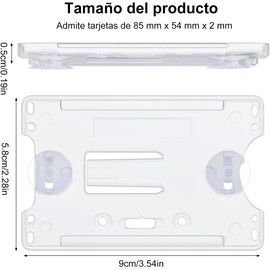10 Pcs Portatarjeta Carro, SHANDABULIU Tarjetero para Coche con Ventosa, Adecuado para Tarjetas de Acceso