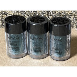 NYX 3 NYX Face and Body Glitter color GLI03 Teal 0.08 oz  New ,Sealed
