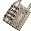 Dapetz ® 4-Digit Combination Padlock, Resettable Locker Lock, Weatherproof Outdoor