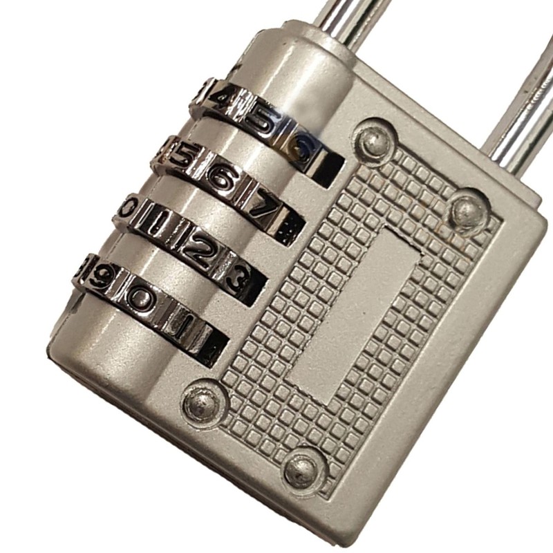 Dapetz ® 4-Digit Combination Padlock, Resettable Locker Lock, Weatherproof Outdoor