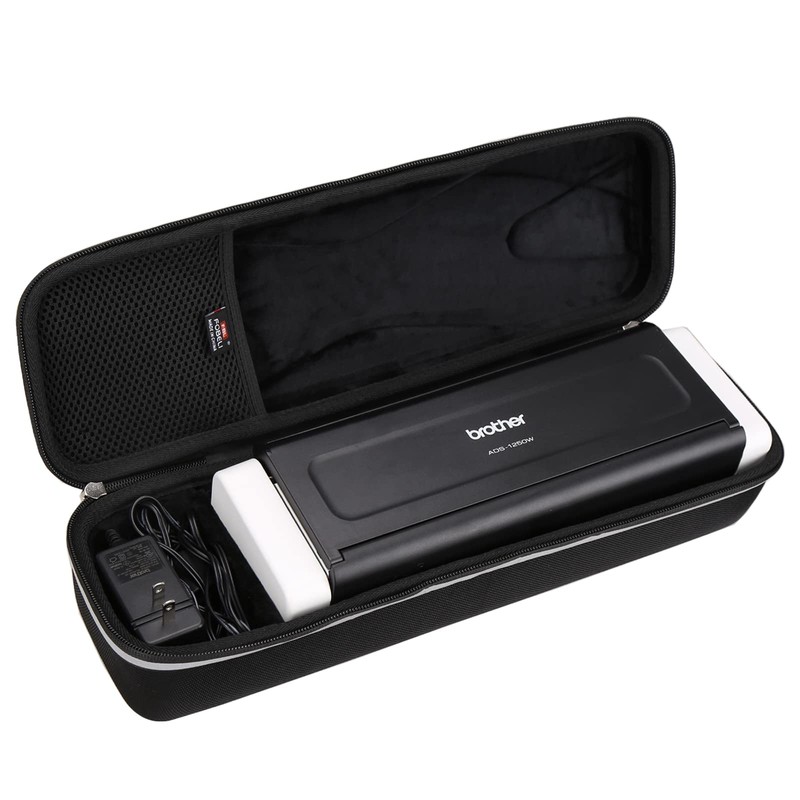 FBLFOBELI Hard Travel Carrying Case for Brother ADS-1250W / ADS-1700W
