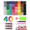 Skiennix Bedazzling Kit with Rhinestones and Tools,3mm Resin Rhinestones